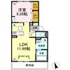 エスポワール合川 A棟の間取り画像