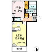 エスポワール合川 B棟の間取り画像