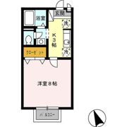 PIA欅 B棟の間取り画像