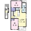 クオーレⅡの間取り画像