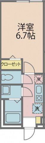 カインドネス八王子中央B棟の間取り画像