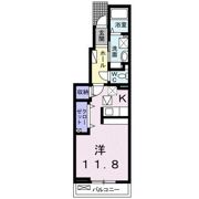 アロム デ リス Ⅰの間取り画像