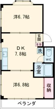 フランソワールの間取り画像