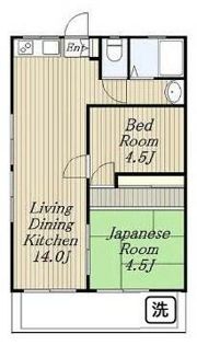 東北ハイツの間取り画像