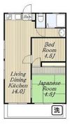 東北ハイツの間取り画像