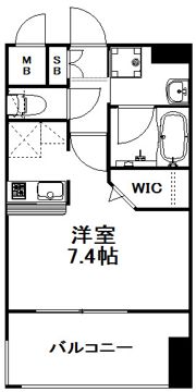 エンクレスト天神MARKの間取り画像