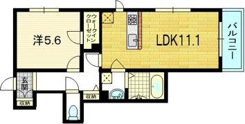 神楽コート上桂の間取り画像