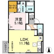 ボーディ醍函の間取り画像