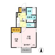 スプリングウィンド Aの間取り画像