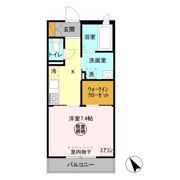 カーサリヴェール杢師 Aの間取り画像