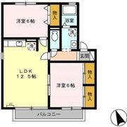 ソシア A棟の間取り画像