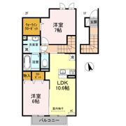 estasia B棟の間取り画像