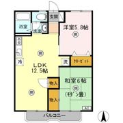 パレーシャル板谷 A棟の間取り画像