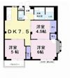 エルディム吉田Bの間取り画像