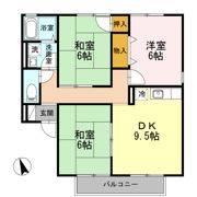 モンテローザの間取り画像