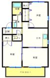 セジュール秋月Aの間取り画像