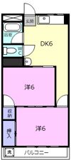 名張駅前マンションの間取り画像