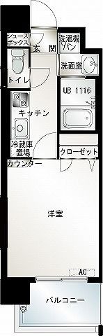 エンクレスト薬院の間取り画像