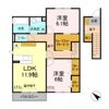 ヴェスタ Aの間取り画像