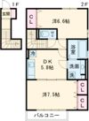 岩の上スリーイヤーズの間取り画像