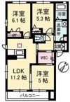 シャーメゾンRIKYU A棟の間取り画像