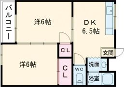 コーポ阿倉川の間取り画像