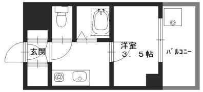 シティーヒルズⅡの間取り画像
