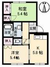 フレグランスA・S A棟の間取り画像