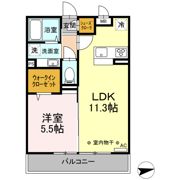ベルメゾン二俣川の間取り画像