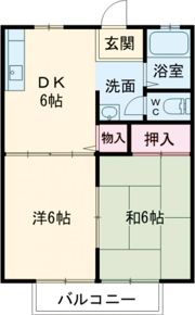 ホワイトハイツAの間取り画像