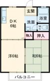 ホワイトハイツAの間取り画像