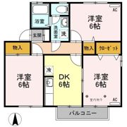 ヴェルフィーユ Aの間取り画像