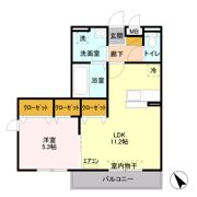 シャトレーウエスト明神の間取り画像