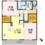 グランソーレⅡの間取り画像