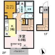 メルベーユ・Sの間取り画像