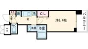 エステムコート名古屋平安通クチュールの間取り画像