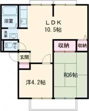 サンライフ岡田の間取り画像
