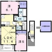 カムリⅡの間取り画像