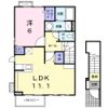 ベル アンジュⅡの間取り画像