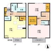 ロイヤルプラザ Aの間取り画像