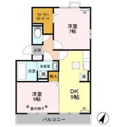 ヴィラ フォレスタ Aの間取り画像