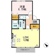 El duo･Apisの間取り画像