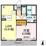ランチヒル真崎 B棟の間取り画像