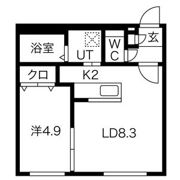CITY RESIDENCE八軒(シティレジデンス八軒)の間取り画像