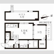 ハーモニーテラス七番町の間取り画像