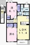 クラール坂上の間取り画像
