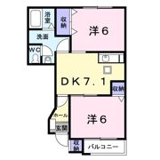 コーポ サンパティークの間取り画像