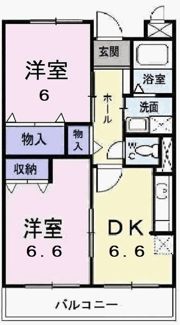クインシー15の間取り画像