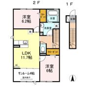 Kadoyakan A棟の間取り画像