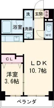 PRESTANCE香里の間取り画像